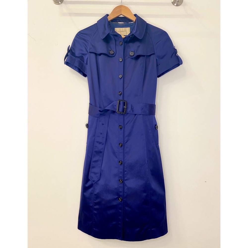 Burberry Signature Navy Trench Dress